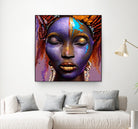 African by Faruk Soyarat on GIANT ART - blue digital painting