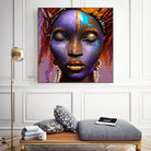 African by Faruk Soyarat on GIANT ART - blue digital painting