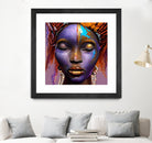 African by Faruk Soyarat on GIANT ART - blue digital painting