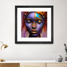 African by Faruk Soyarat on GIANT ART - blue digital painting