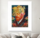 van Gogh floral by edson ramos on GIANT ART - blue photo manipulation