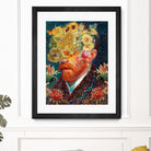 van Gogh floral by edson ramos on GIANT ART - blue photo manipulation