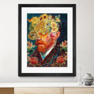 van Gogh floral by edson ramos on GIANT ART - blue photo manipulation