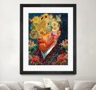 van Gogh floral by edson ramos on GIANT ART - blue photo manipulation