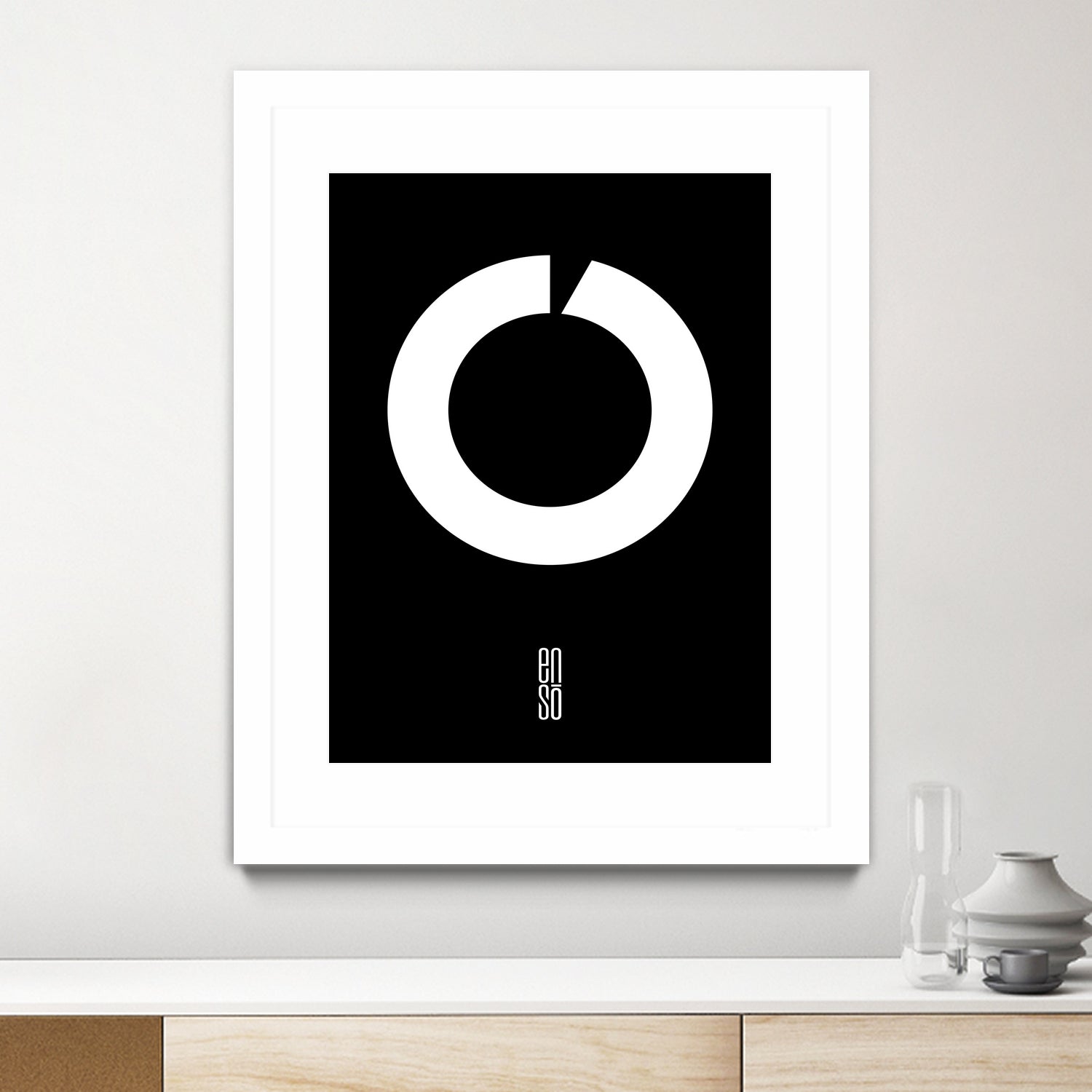 ENSO IN SWITZERLAND by Paolo Bordegoni on GIANT ART - black typography