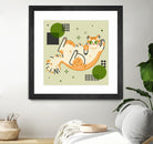 CATS_2 by Filomena Fidalgo on GIANT ART - green digital drawing