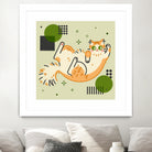 CATS_2 by Filomena Fidalgo on GIANT ART - green digital drawing