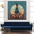 MTB Downhill and Wild Riders by Ilya Danilov on GIANT ART - gray digital painting