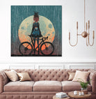 MTB Downhill and Wild Riders by Ilya Danilov on GIANT ART - gray digital painting