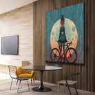 MTB Downhill and Wild Riders by Ilya Danilov on GIANT ART - gray digital painting