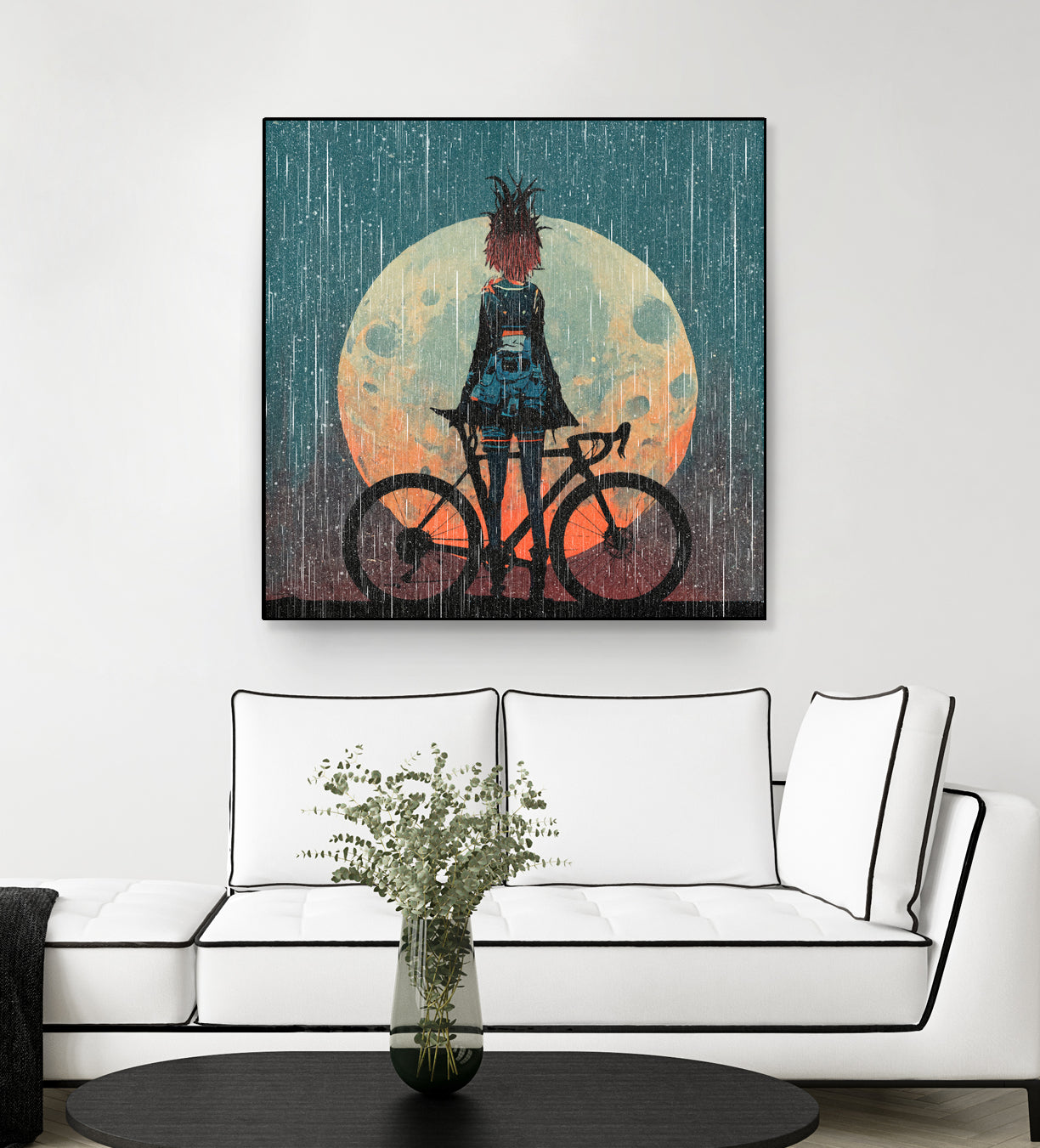 MTB Downhill and Wild Riders by Ilya Danilov on GIANT ART - gray digital painting