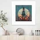 MTB Downhill and Wild Riders by Ilya Danilov on GIANT ART - gray digital painting