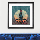 MTB Downhill and Wild Riders by Ilya Danilov on GIANT ART - gray digital painting