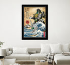 Dragonzord in Japan by Antonio Camarena on GIANT ART - black digital painting