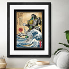 Dragonzord in Japan by Antonio Camarena on GIANT ART - black digital painting