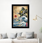 Dragonzord in Japan by Antonio Camarena on GIANT ART - black digital painting