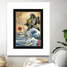 Dragonzord in Japan by Antonio Camarena on GIANT ART - black digital painting