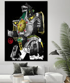 Dragonzord watercolor by Antonio Camarena on GIANT ART - white digital painting