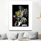 Dragonzord watercolor by Antonio Camarena on GIANT ART - white digital painting