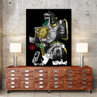 Dragonzord watercolor by Antonio Camarena on GIANT ART - white digital painting