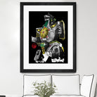 Dragonzord watercolor by Antonio Camarena on GIANT ART - white digital painting