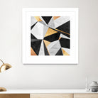 Geometry / Gold by Elisabeth Fredriksson on GIANT ART - yellow mixed media