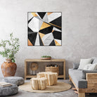 Geometry / Gold by Elisabeth Fredriksson on GIANT ART - yellow mixed media