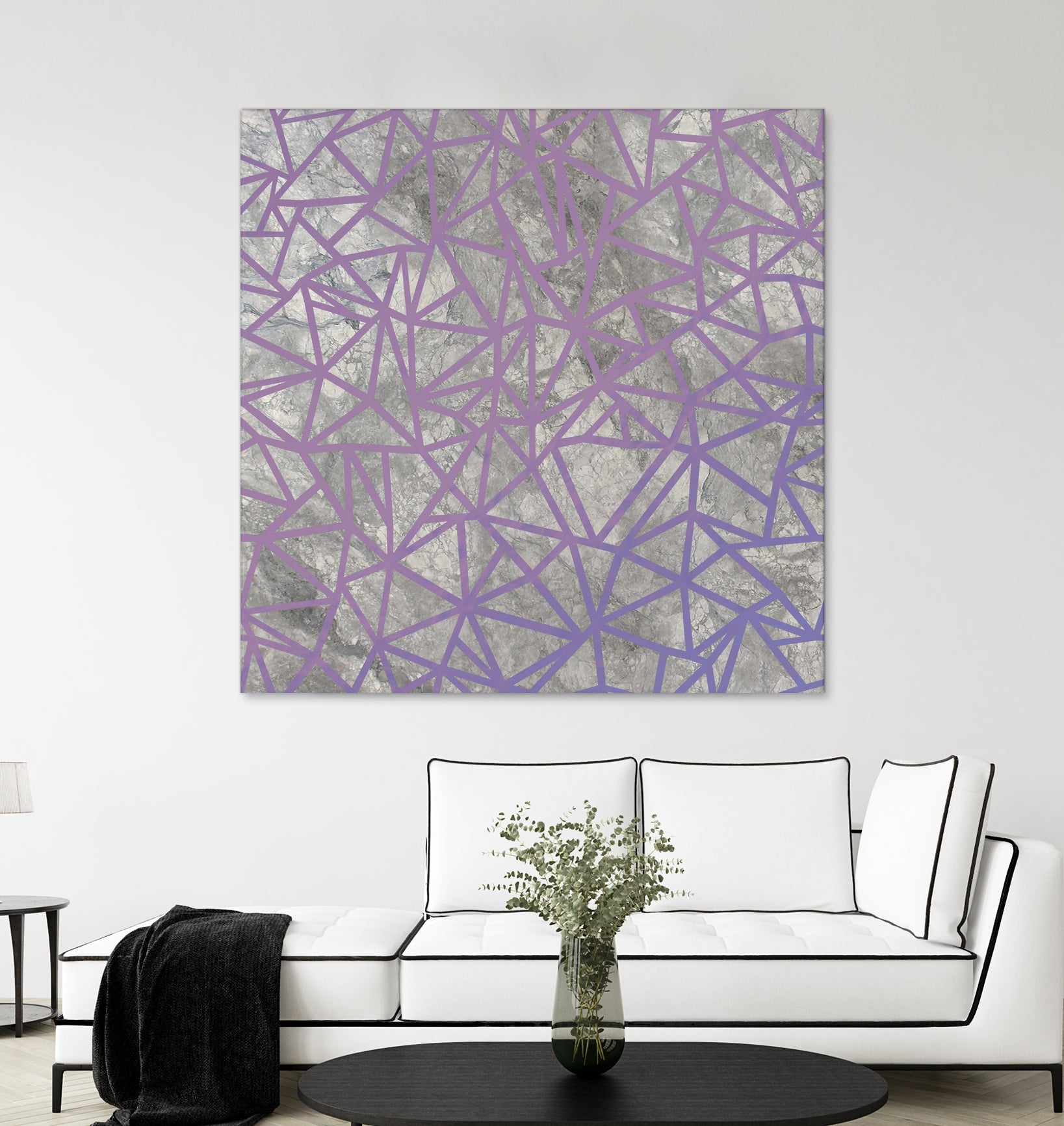 Ab Marb Out Magenta by Emeline Tate-Robertson on GIANT ART - gray digital painting