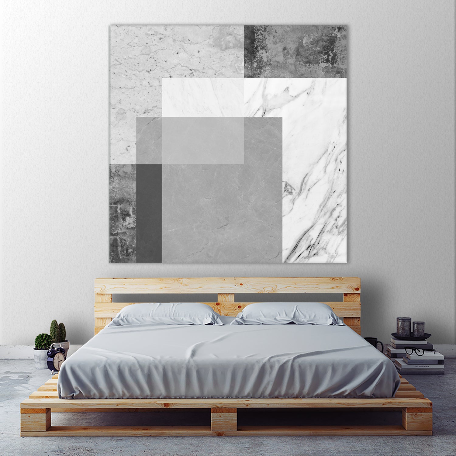 Concrete geometry 04 by Vitor Costa on GIANT ART - gray digital painting