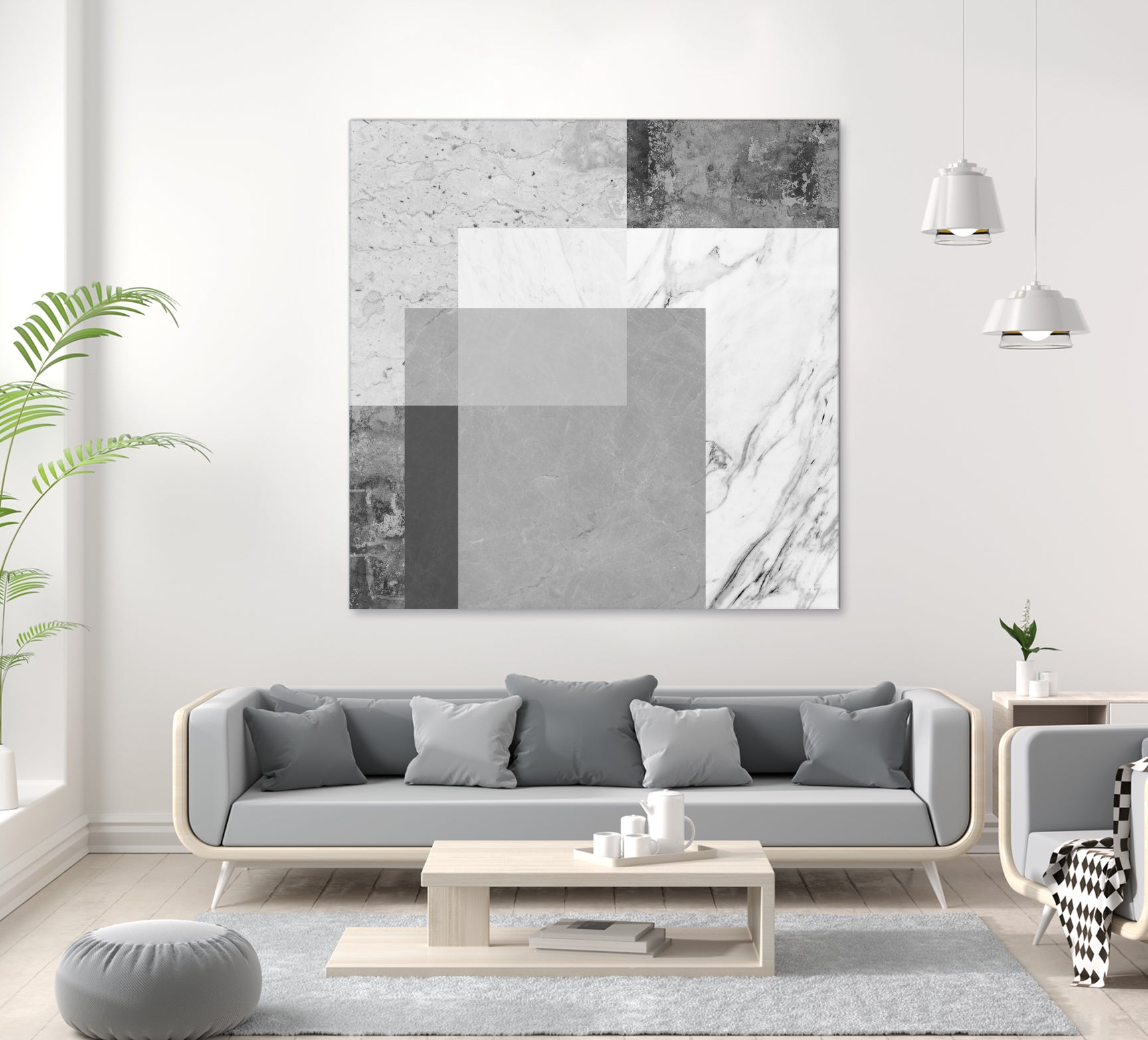 Concrete geometry 04 by Vitor Costa on GIANT ART - gray digital painting