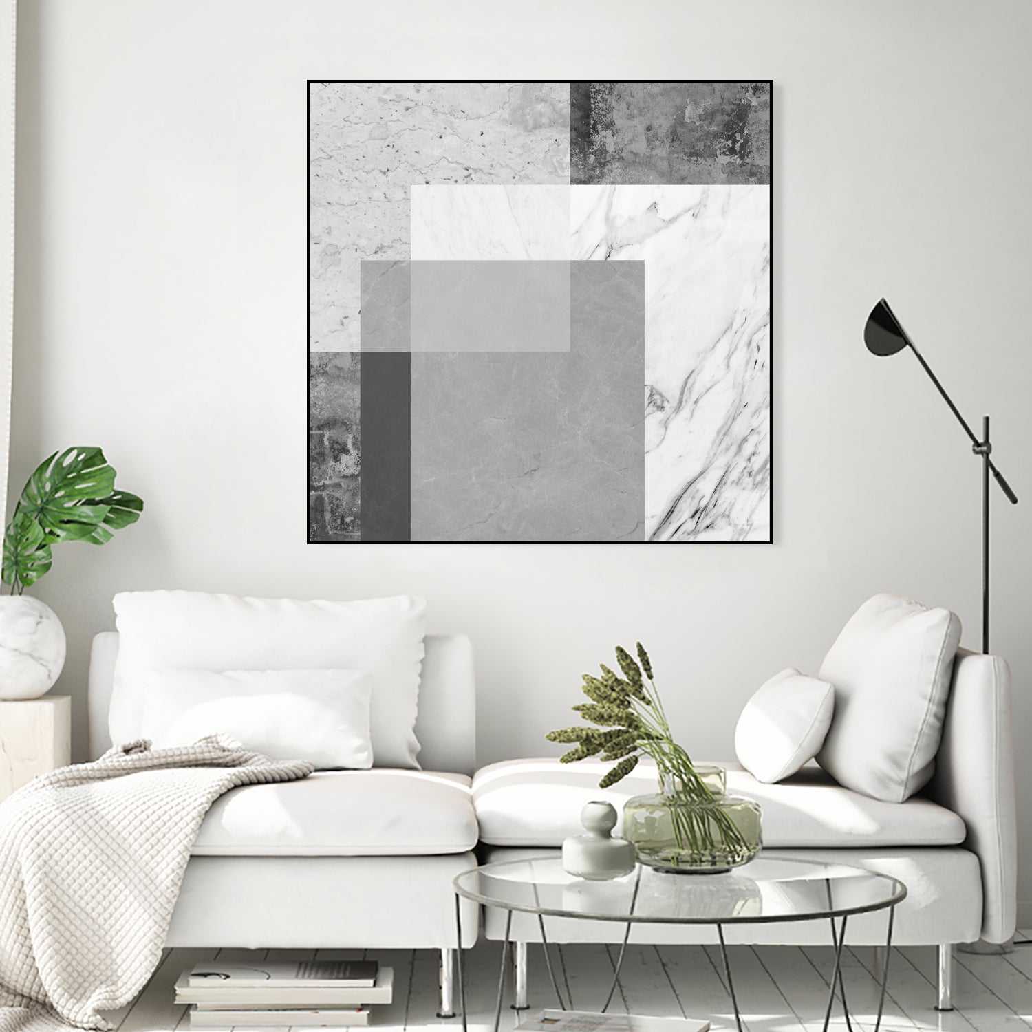 Concrete geometry 04 by Vitor Costa on GIANT ART - gray digital painting