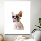 Dog With Bubble Gum by miguel angel romero franco on GIANT ART - pink photo manipulation