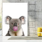 koala with bubble gum by miguel angel romero franco on GIANT ART - gray photo manipulation