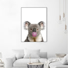 koala with bubble gum by miguel angel romero franco on GIANT ART - gray photo manipulation