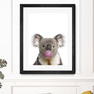 koala with bubble gum by miguel angel romero franco on GIANT ART - gray photo manipulation