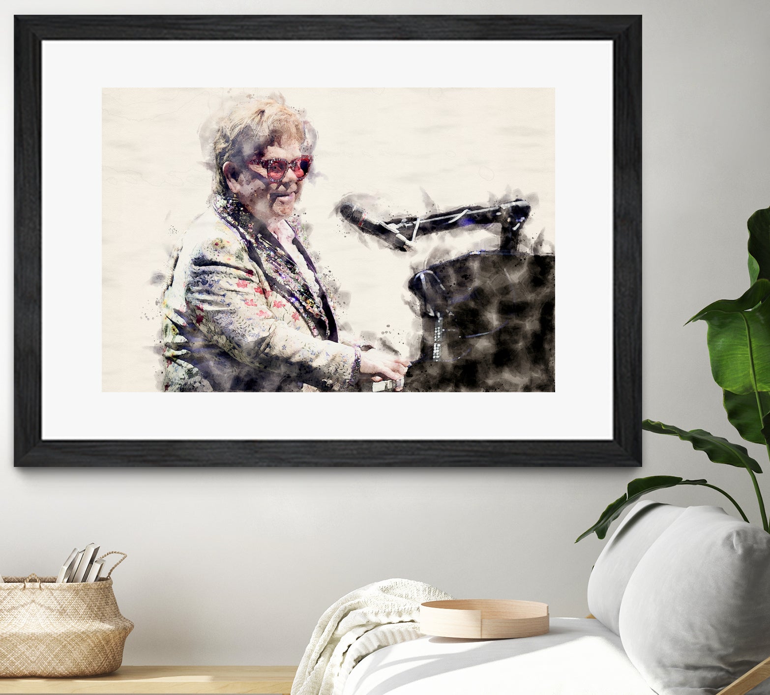 Elton john by miguel angel romero franco on GIANT ART - gray photo manipulation