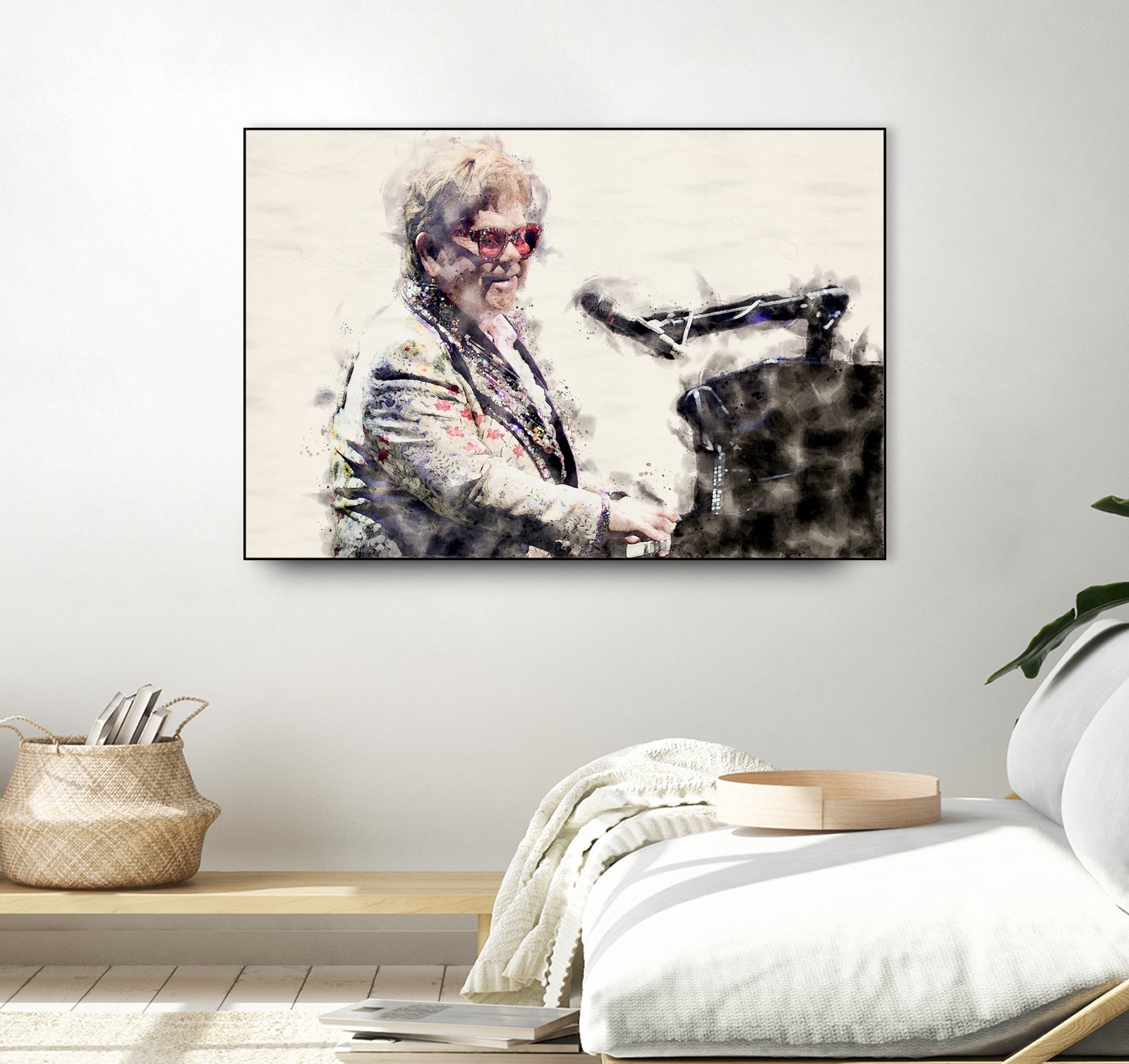 Elton john by miguel angel romero franco on GIANT ART - gray photo manipulation