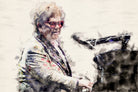 Elton john by miguel angel romero franco on GIANT ART - gray photo manipulation