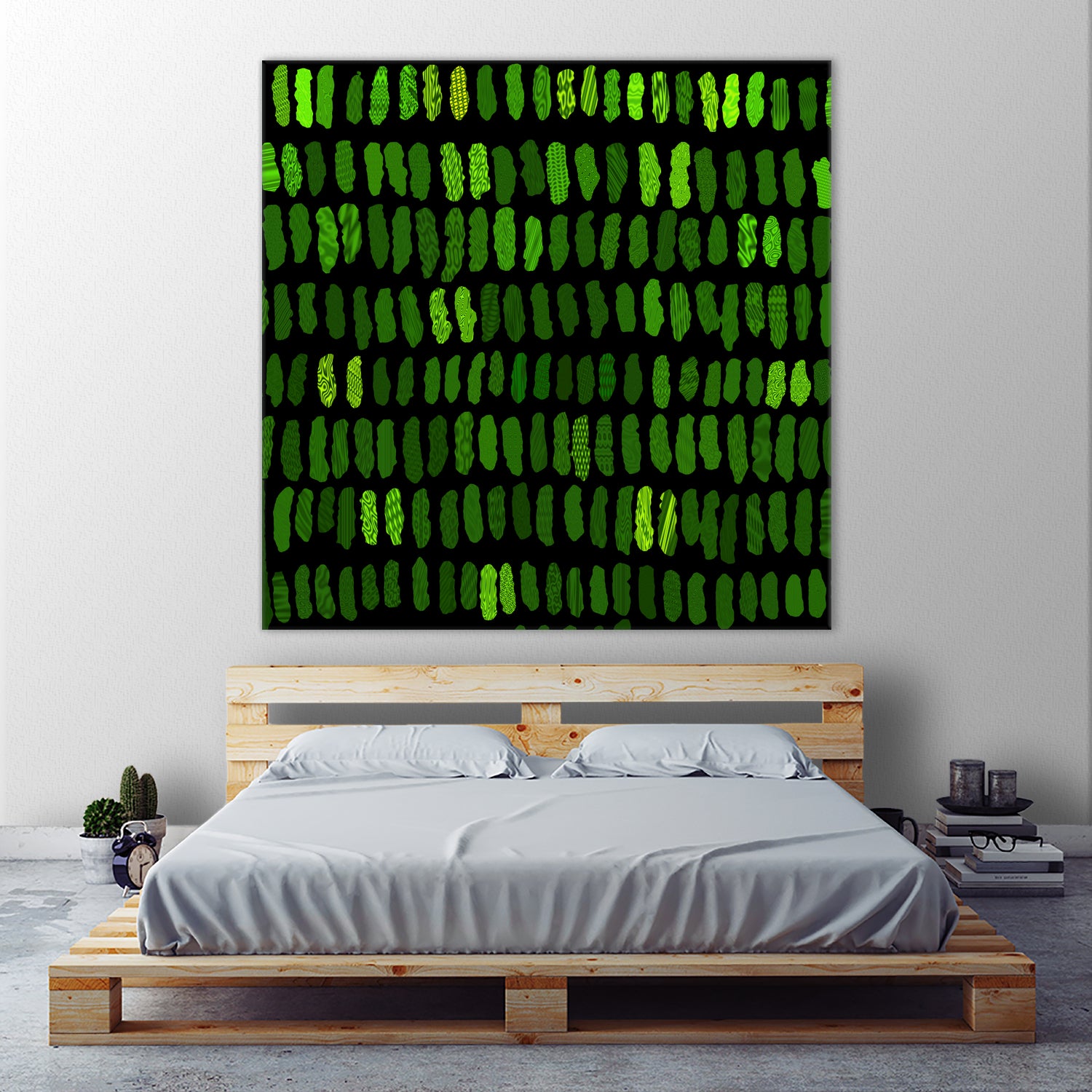 Green Cells by Victor Fitzsimons on GIANT ART - green photo manipulation