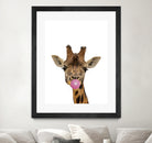 giraffe with bubble gum by miguel angel romero franco on GIANT ART - yellow photo manipulation