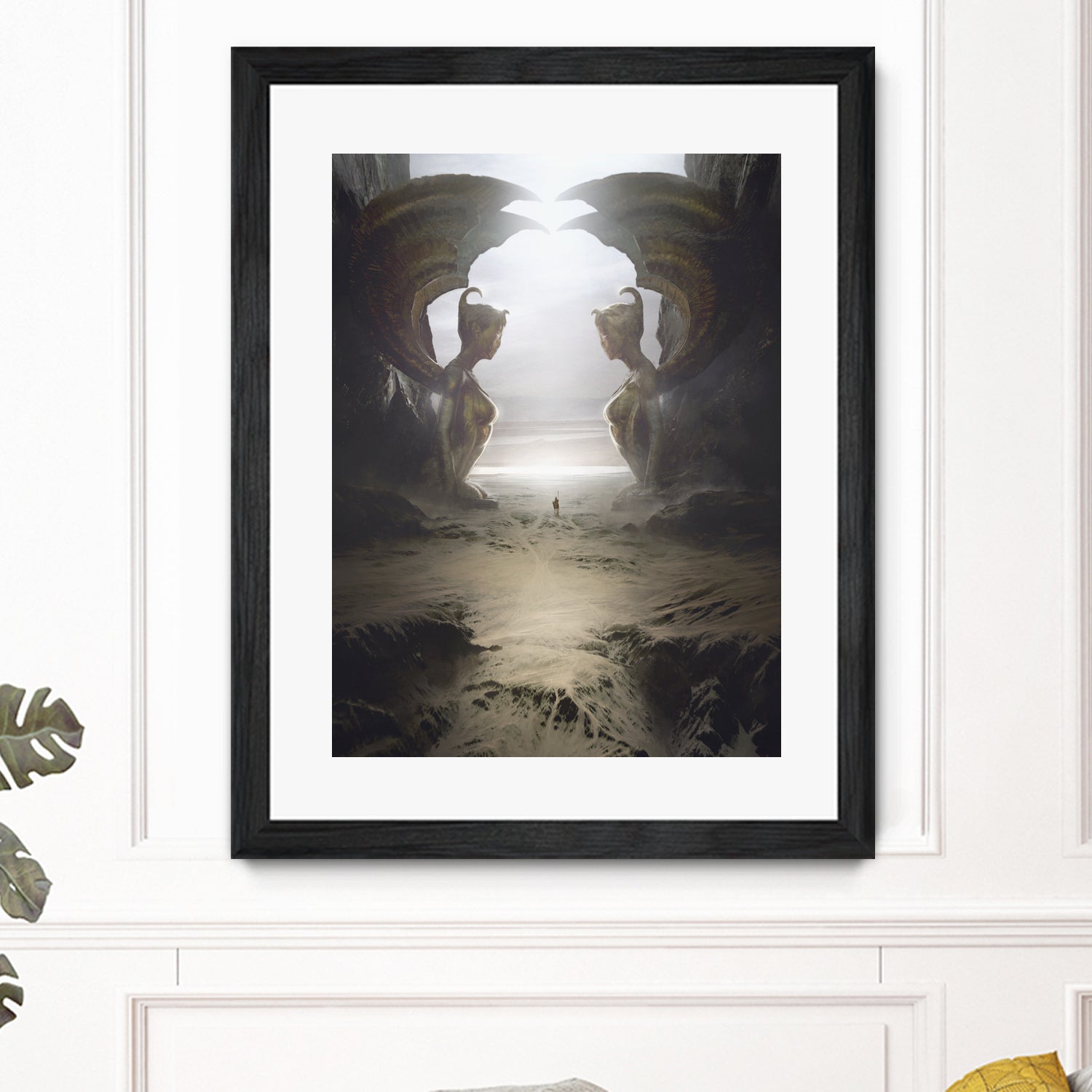 The two sphinxes by Tierno Beauregard on GIANT ART - brown mixed media