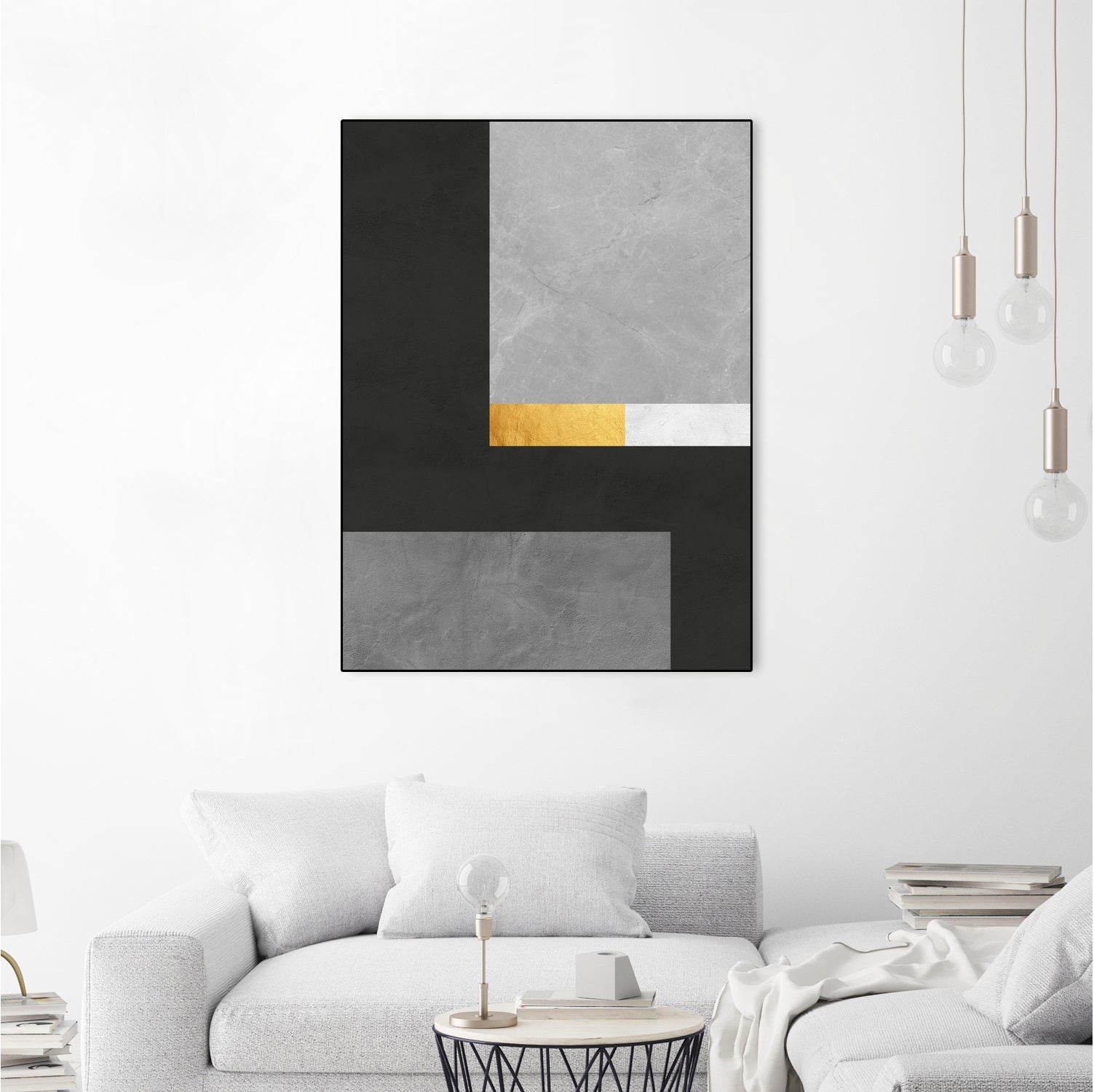 Concrete geometry 08 by Vitor Costa on GIANT ART - gray digital painting