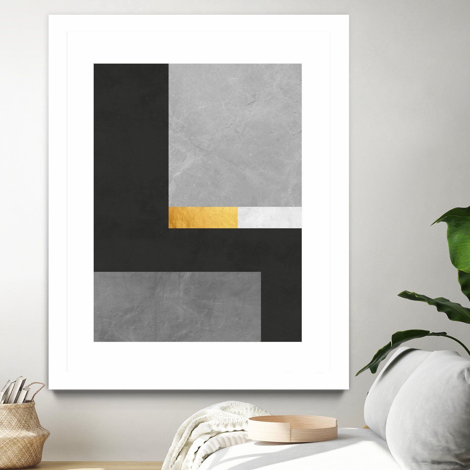 Concrete geometry 08 by Vitor Costa on GIANT ART - gray digital painting