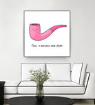 Pipe by Idil Keysan on GIANT ART - pink digital drawing