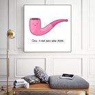 Pipe by Idil Keysan on GIANT ART - pink digital drawing