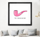 Pipe by Idil Keysan on GIANT ART - pink digital drawing