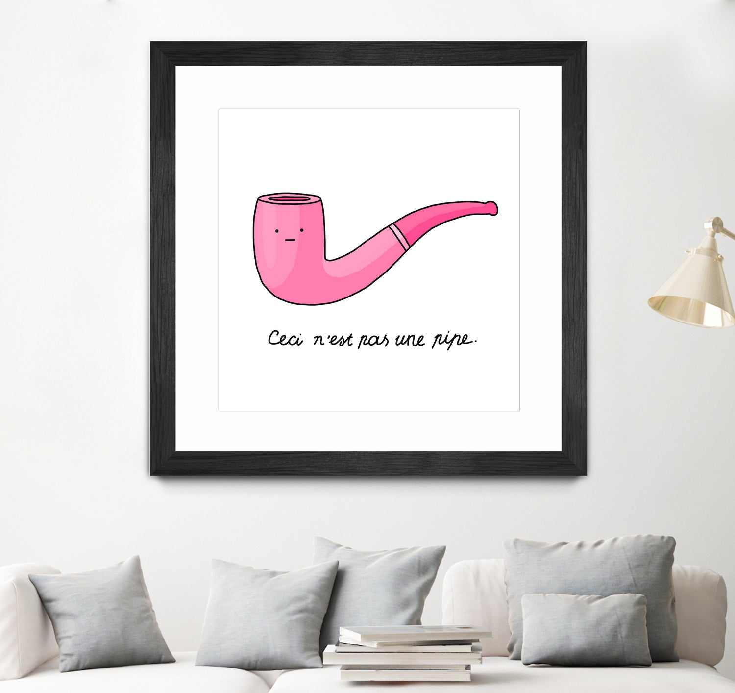 Pipe by Idil Keysan on GIANT ART - pink digital drawing