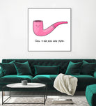 Pipe by Idil Keysan on GIANT ART - pink digital drawing