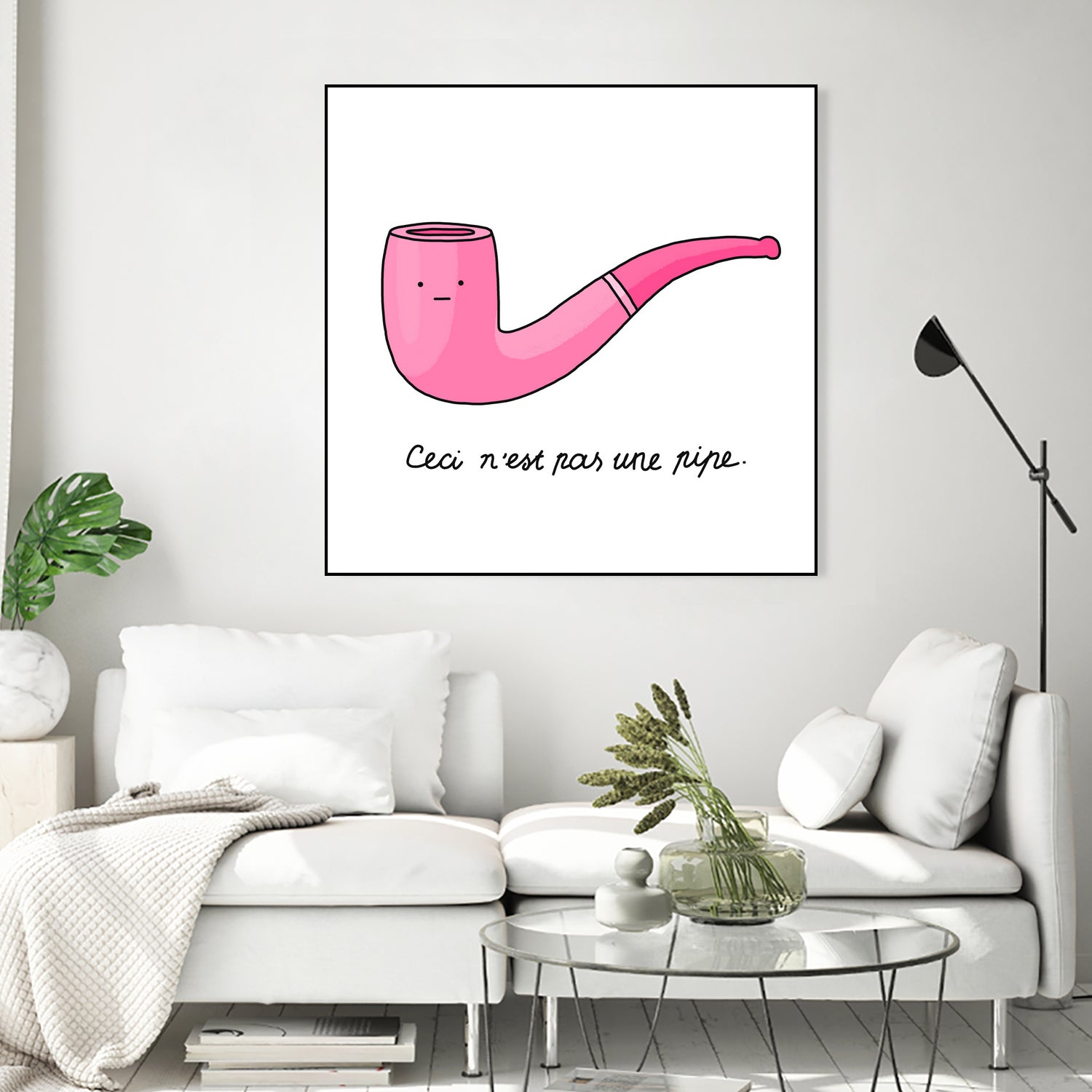 Pipe by Idil Keysan on GIANT ART - pink digital drawing