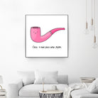 Pipe by Idil Keysan on GIANT ART - pink digital drawing